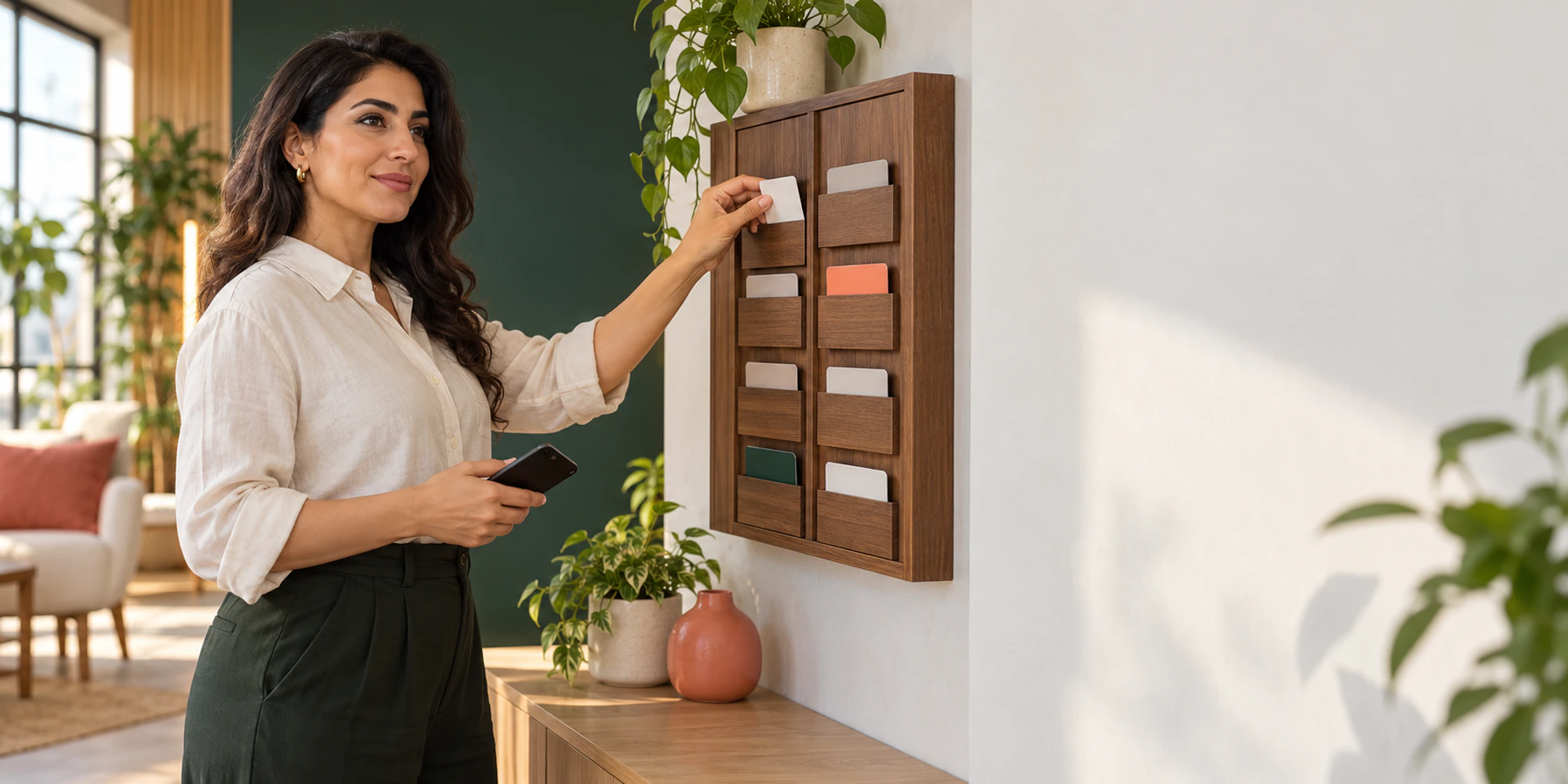 Workspace owner assigns one blank personal access card to a separate slot