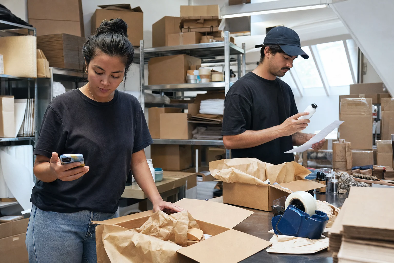 Let the order explain what the customer needs next.
